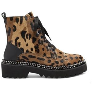 Mindinta calf hair combat boot vince camuto Clearance
